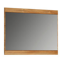 OGLEDALO, 92,8/72,7/3,6 cm leseni material, steklo  - barve hrasta, Konvencionalno, steklo/leseni material (92,8/72,7/3,6cm) - Venda