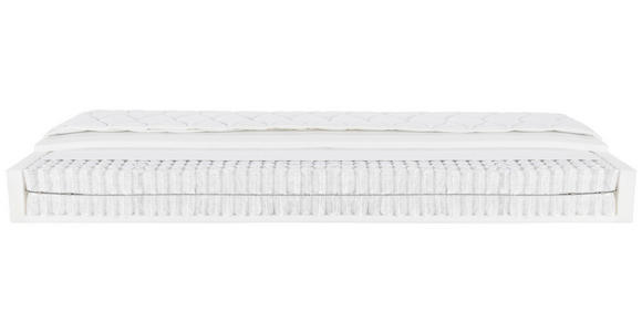 TASCHENFEDERKERNMATRATZE 90/200 cm Höhe ca. 24 cm  - Weiß, Basics, Textil (90/200cm) - Novel