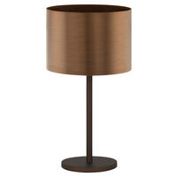 STOLNÁ LAMPA, E27, 35/66 cm  - hnedá/medená, Basics, kov/plast (35/66cm) - Eglo