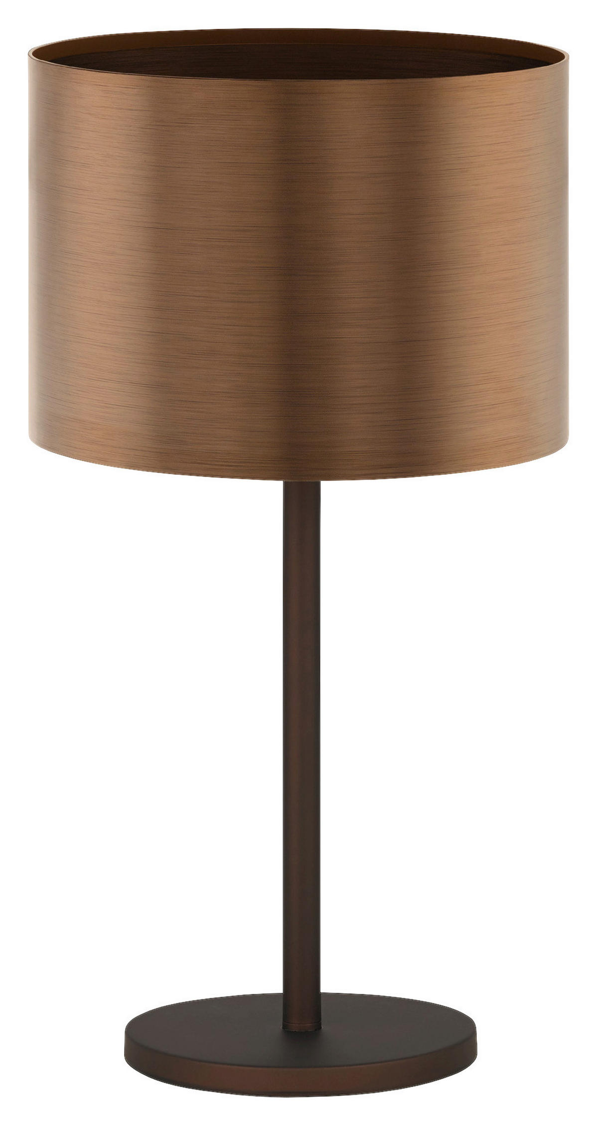 STOLNÁ LAMPA, E27, 35/66 cm  - hnedá/medená, Basics, kov/plast (35/66cm) - Eglo