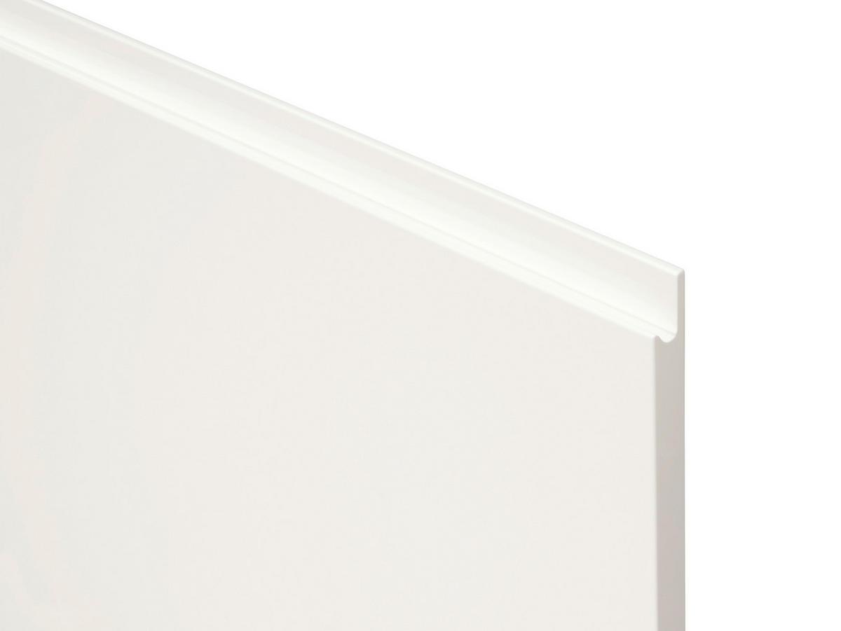 EINBAUKÜCHE   - Weiß/Grau, Design, Holzwerkstoff - Dieter Knoll