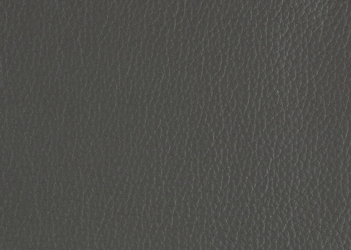 ECKSOFA in Echtleder Graubraun  328/193 cm  - Graubraun/Schwarz, Design, Leder/Metall (328/193cm) - Dieter Knoll