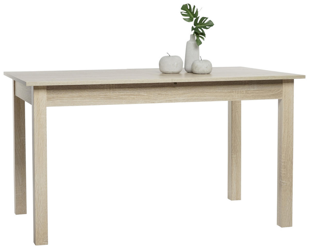 JÍDELNÍ STŮL, Sonoma dub, 140/80/76,5 cm - Sonoma dub, Design, kompozitní dřevo (140/80/76,5cm) - MID.YOU