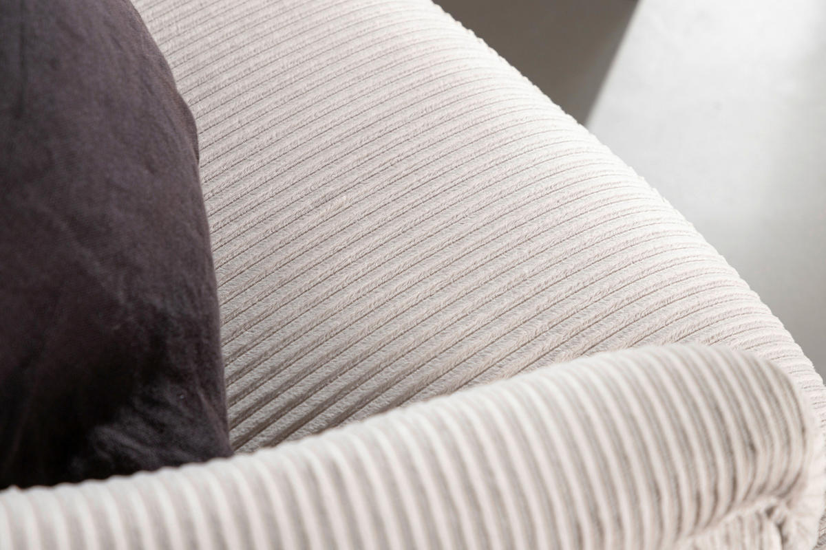 SESSEL in Schwarz, Beige  - Beige/Schwarz, Design, Textil/Metall (70/68.5/79cm) - Livetastic