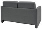 SCHLAFSOFA Mikrofaser Anthrazit  - Anthrazit/Schwarz, KONVENTIONELL, Holz/Kunststoff (147/89/87cm) - Livetastic