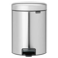 TRETEIMER 5 L  - Silberfarben, Design, Kunststoff/Metall (20,5/29,1/27,2cm) - Brabantia