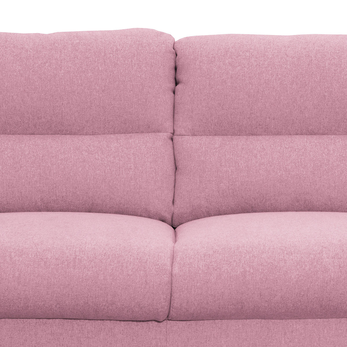 2-SITZER-SOFA in Webstoff Rosa  - Buchefarben/Rosa, Design, Holz/Textil (158/87/88cm) - Livetastic
