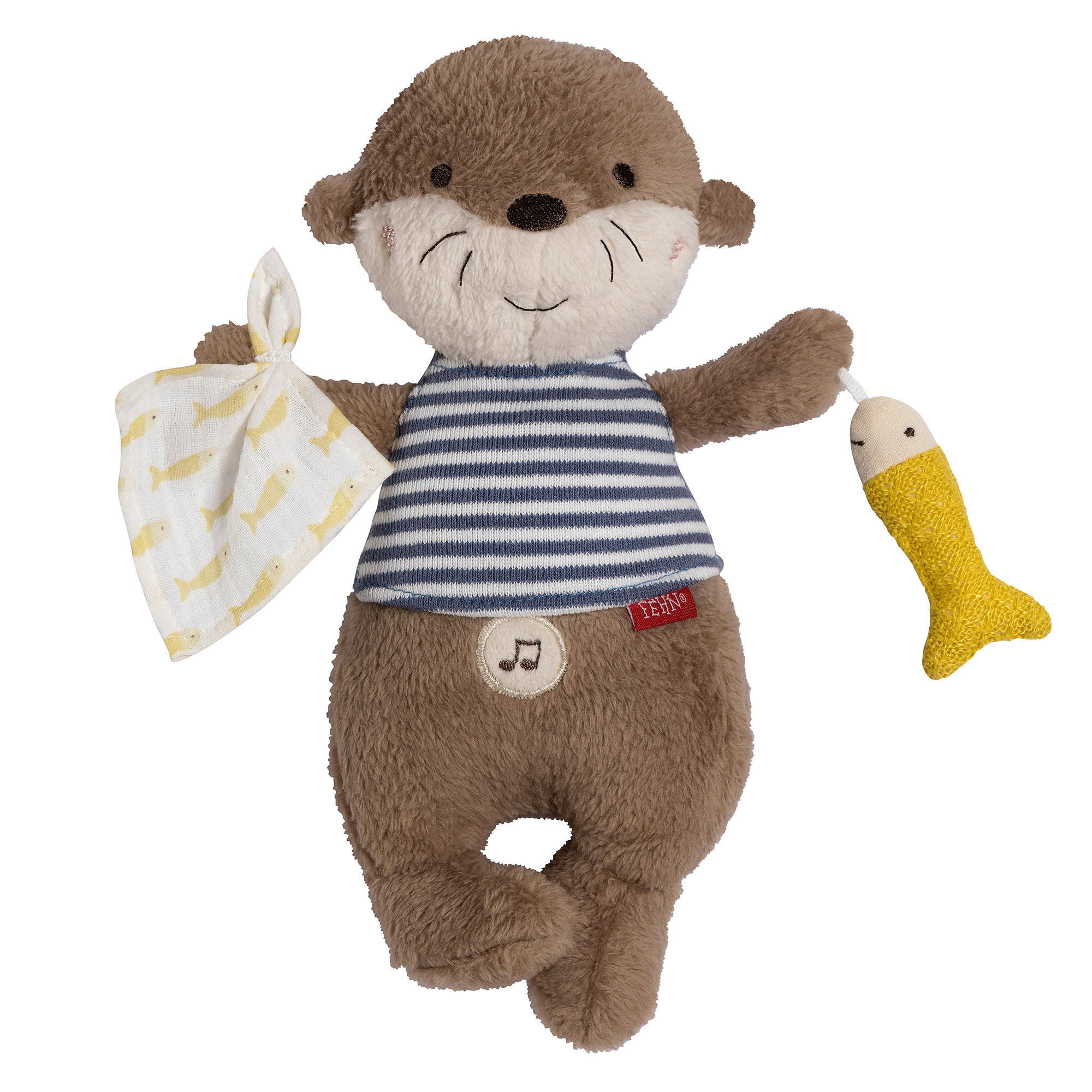 KUSCHELTIER Otter Theo  - Multicolor, Basics, Textil (27/10,5/6cm) - Fehn
