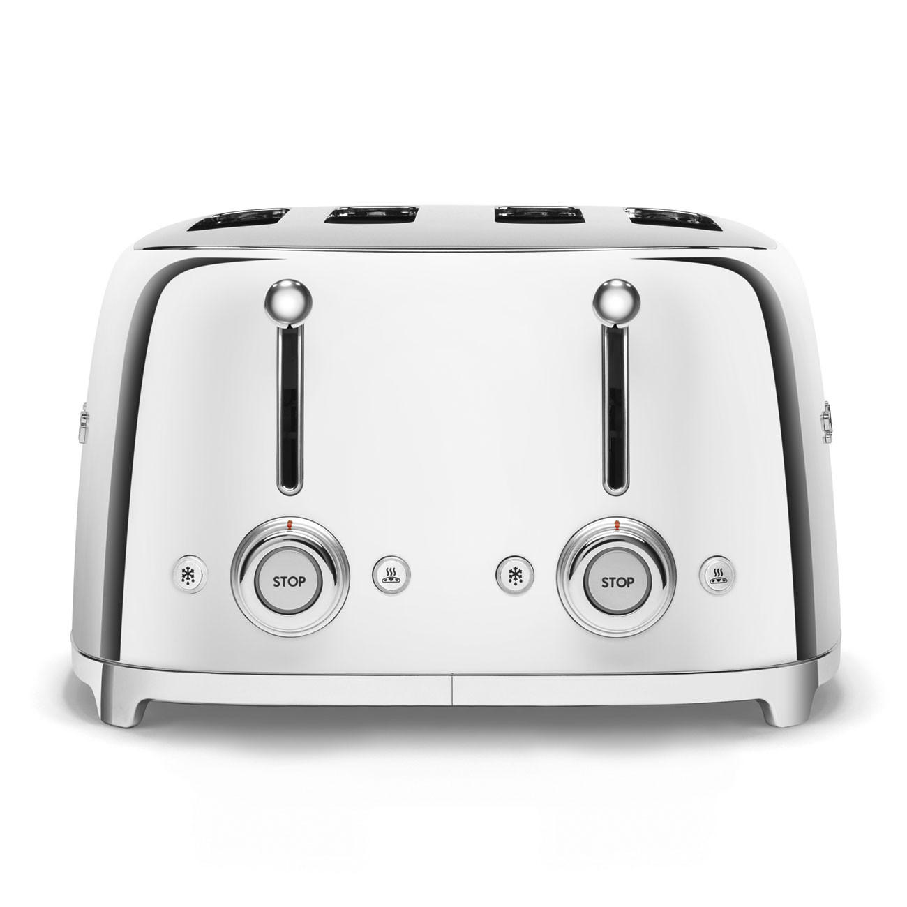 TOASTER  - Chromfarben, Basics, Metall (30/20/33cm) - SMEG