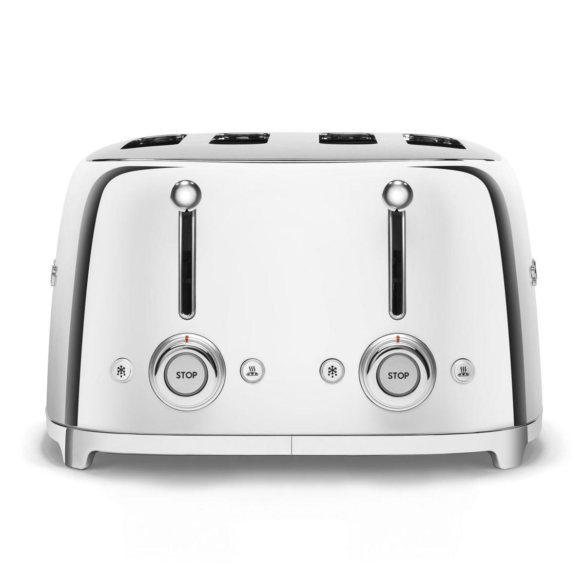 TOASTER  - Chromfarben, Basics, Metall (30/20/33cm) - SMEG