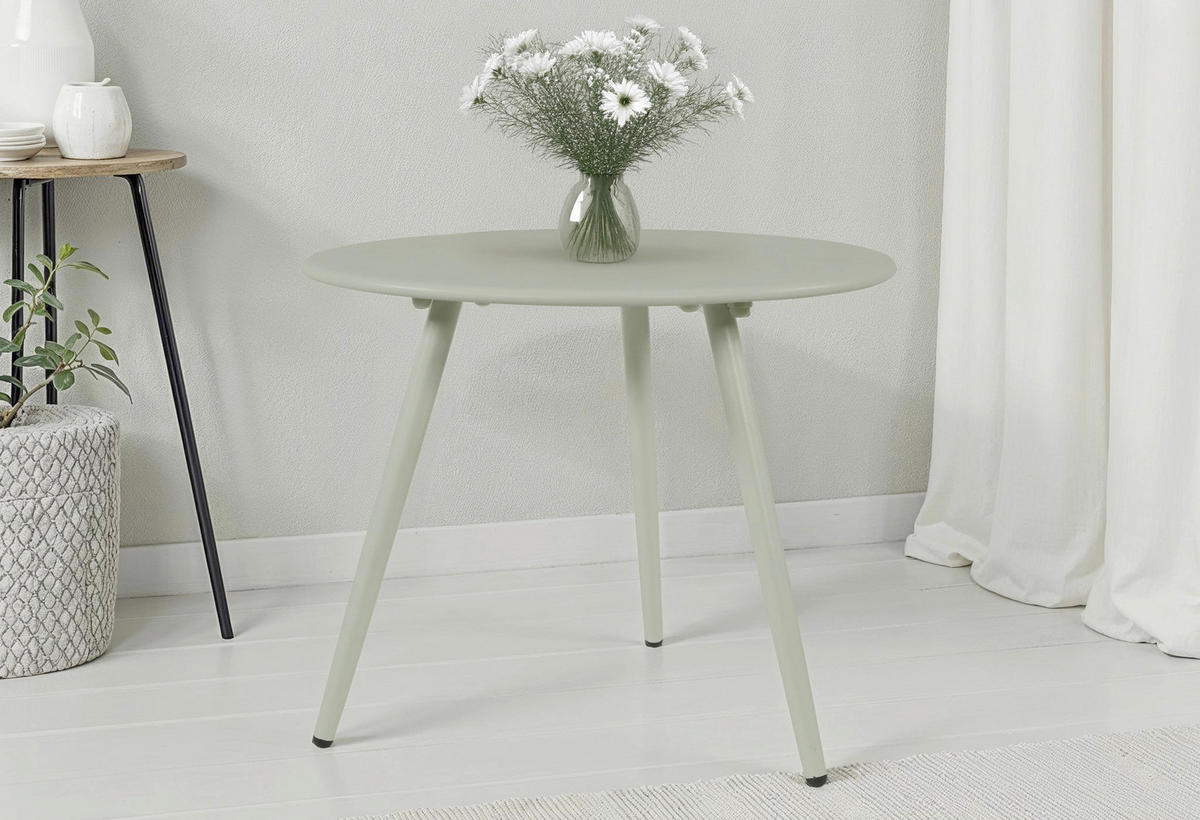 LOUNGETISCH Metall  - Salbeigrün, MODERN, Metall (45/35cm) - Ambia Garden
