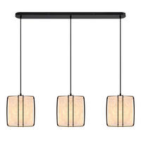 HÄNGELEUCHTE Cardine   - Schwarz/Weiß, Design, Kunststoff/Metall (112/27/22cm) - Nordlux