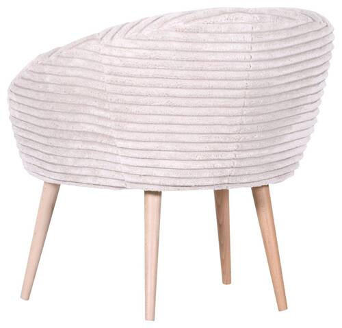 SESSEL Cord Beige    - Beige/Buchefarben, Design, Holz/Textil (73/73/66cm) - Carryhome