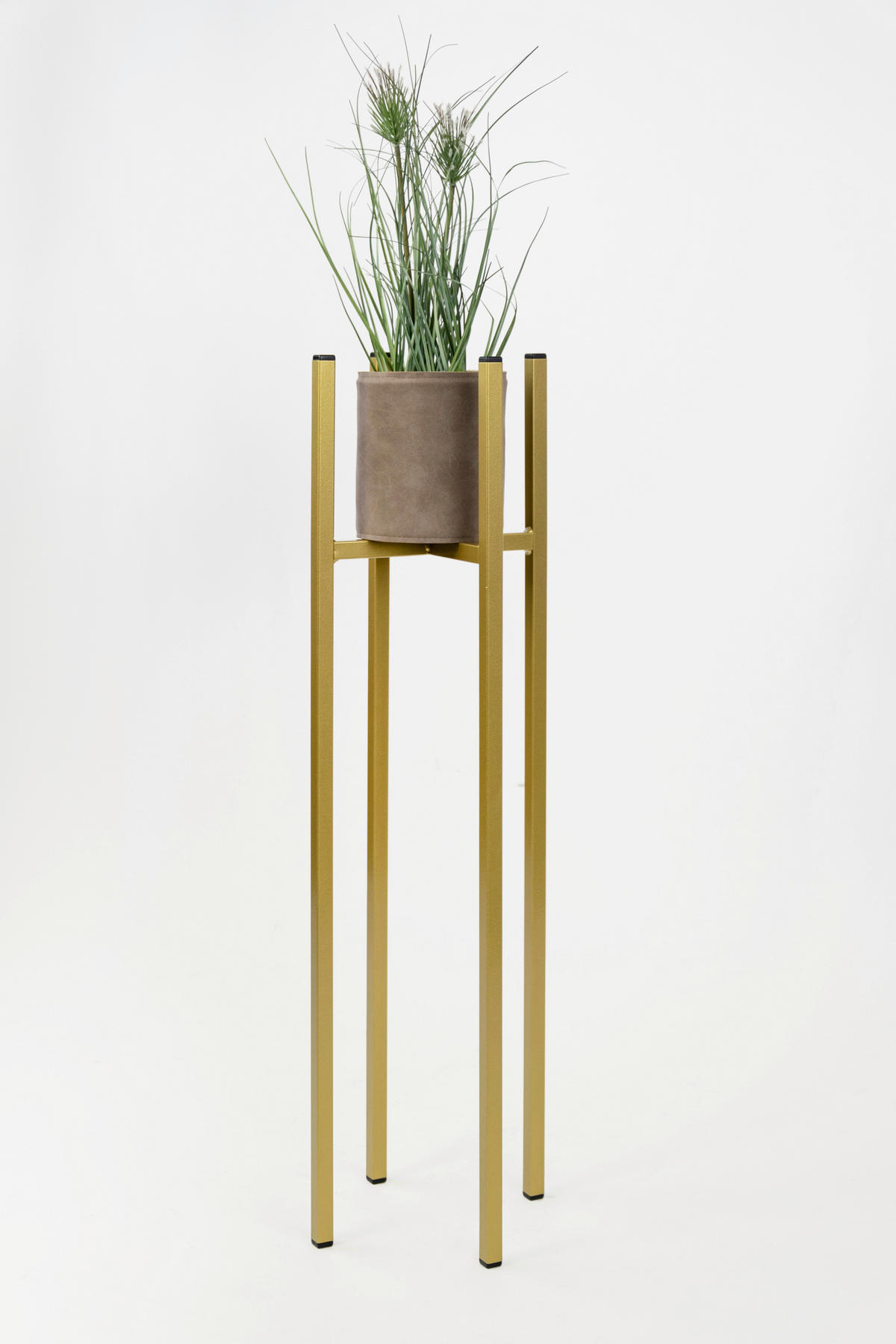 BLUMENSTÄNDER Metall  - Goldfarben, Basics, Metall (22/90/22cm)