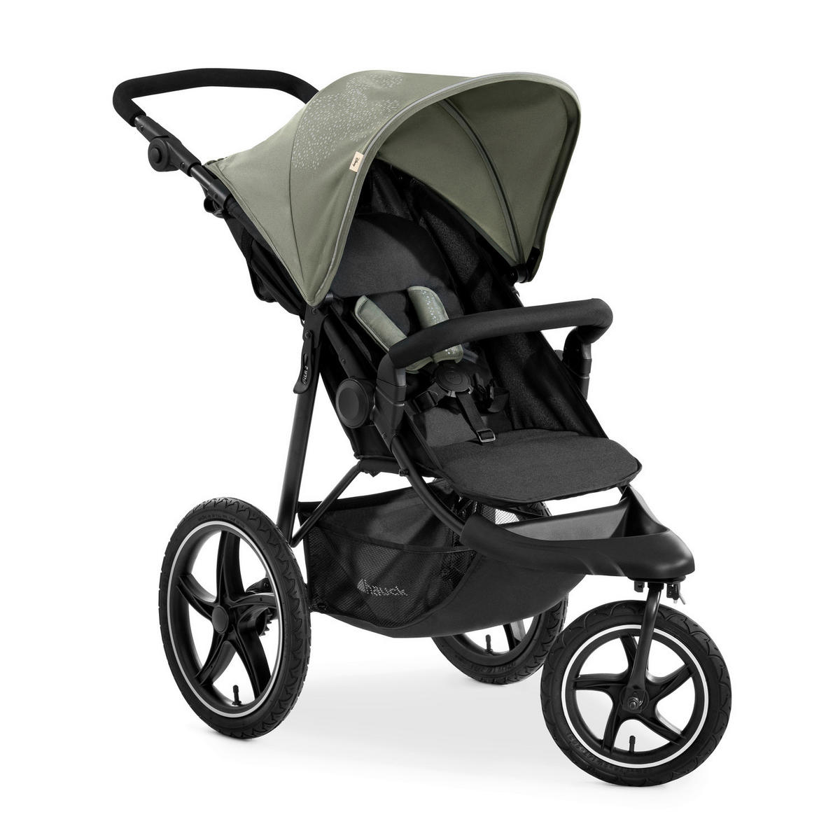 JOGGER MICKEY & MINNIE  - Schwarz/Olivgrün, Basics, Kunststoff/Metall (123/59/108cm) - Hauck
