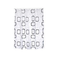 DUSCHVORHANG VINTAGE 180/200 cm  - Schwarz, Basics, Textil (180/200cm) - MSV