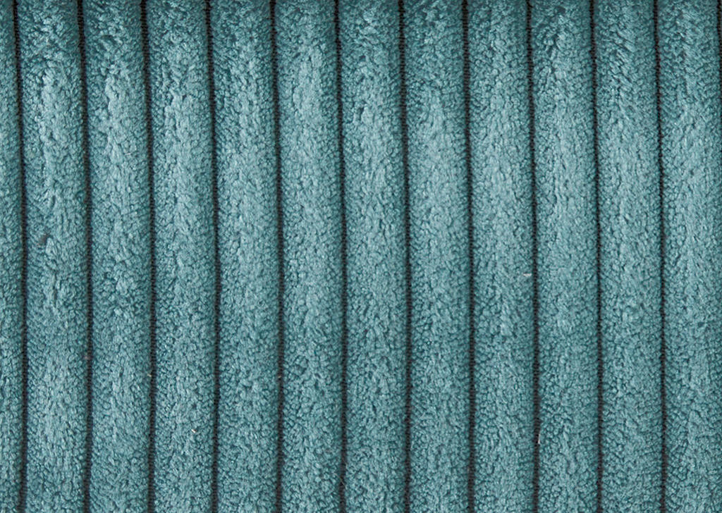 SCHLAFSOFA  mit Stoffauswahl, Liegefunktion, Rücken echt Cord Azurblau  - Azurblau/Schwarz, KONVENTIONELL, Kunststoff/Textil (247/95/125cm) - Hom`in