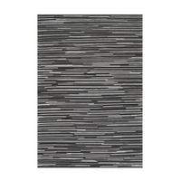 RAVNO TKANA PREPROGA      170/240 cm    tkano  temno siva  - temno siva, Basics, tekstil/usnje (170/240cm) - Kayoom