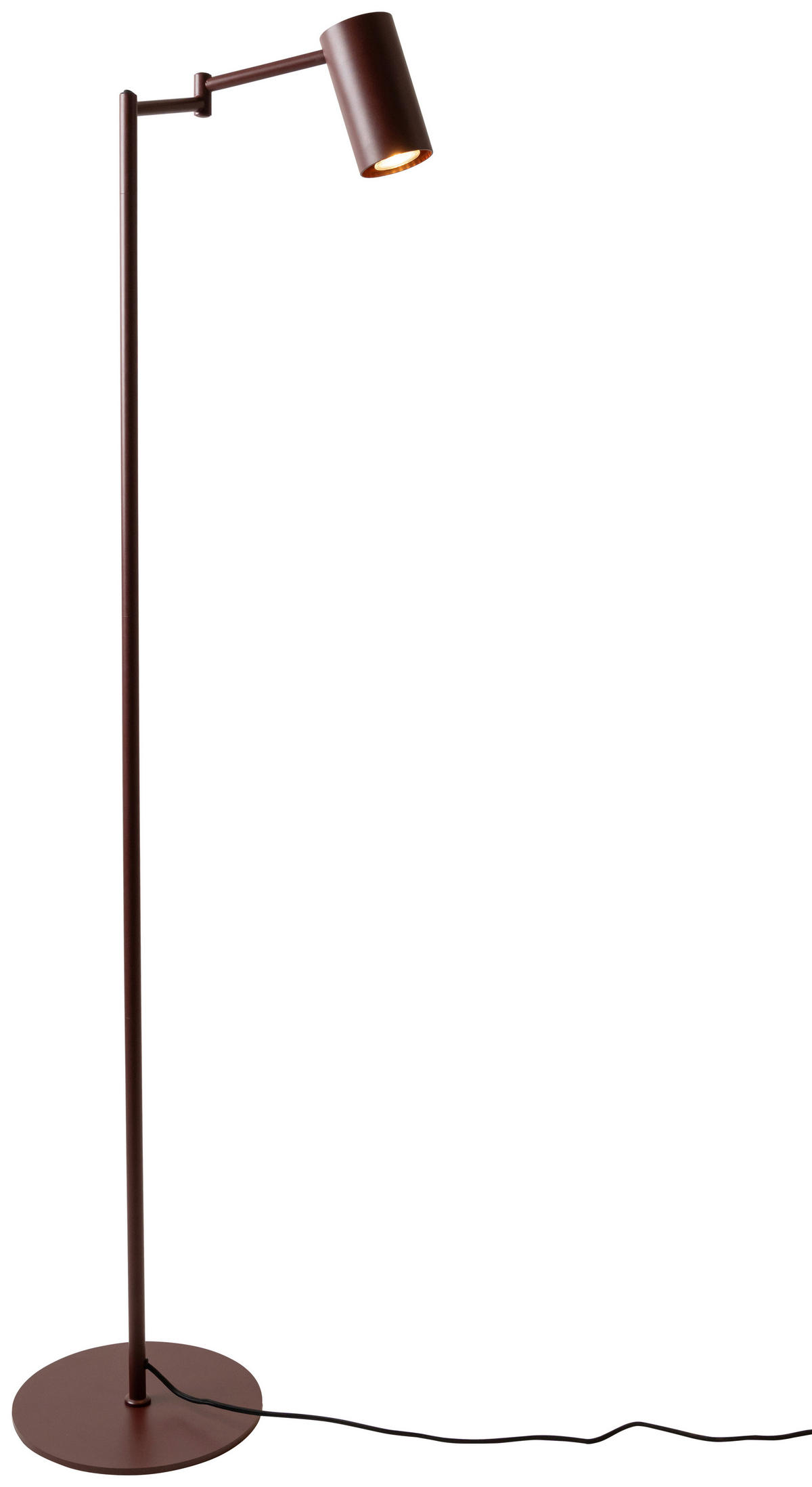 STOJACÍ LAMPA, 28/154 cm  - bordeaux, Design, kov (28/154cm) - It's about Romi