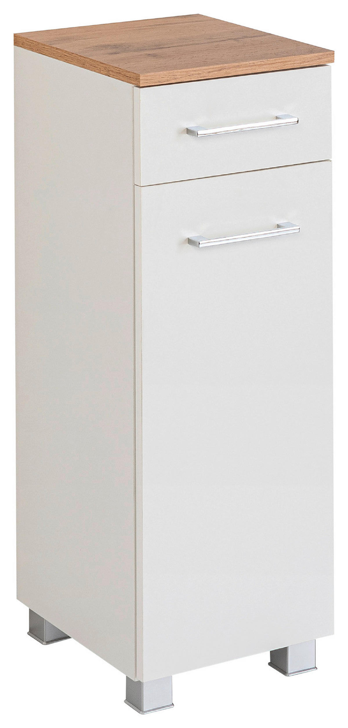 UNTERSCHRANK 30/79/35 cm   - Chromfarben/Silberfarben, MODERN, Holzwerkstoff/Kunststoff (30/79/35cm) - Held