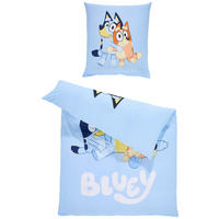 JUGENDBETTWÄSCHE BLUEY HUG Renforcé 135/200 cm  - Blau, Trend, Textil (135/200cm)