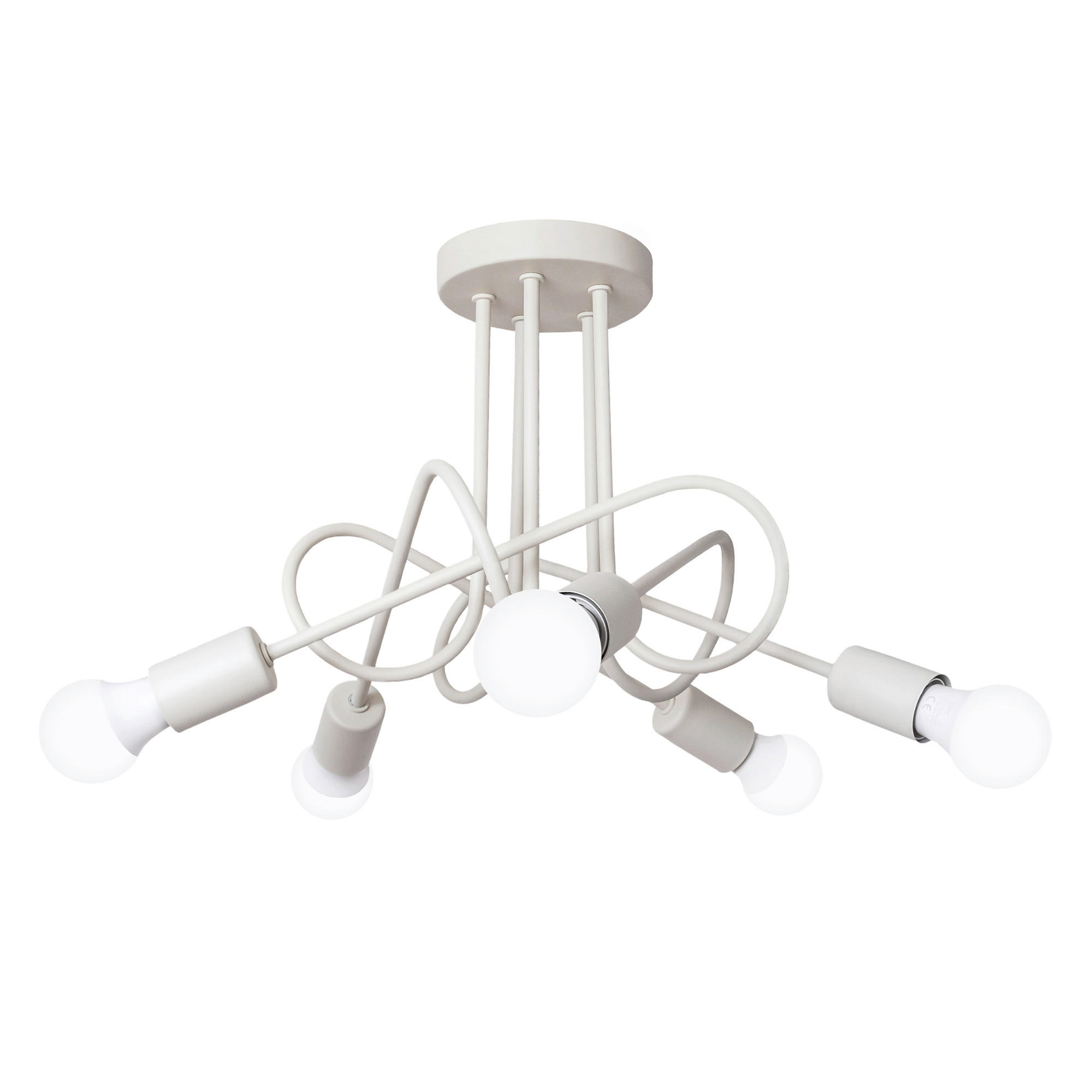 DECKENLEUCHTE OXFORD 50/50/31 cm   - Sandfarben, KONVENTIONELL, Metall (50/50/31cm)