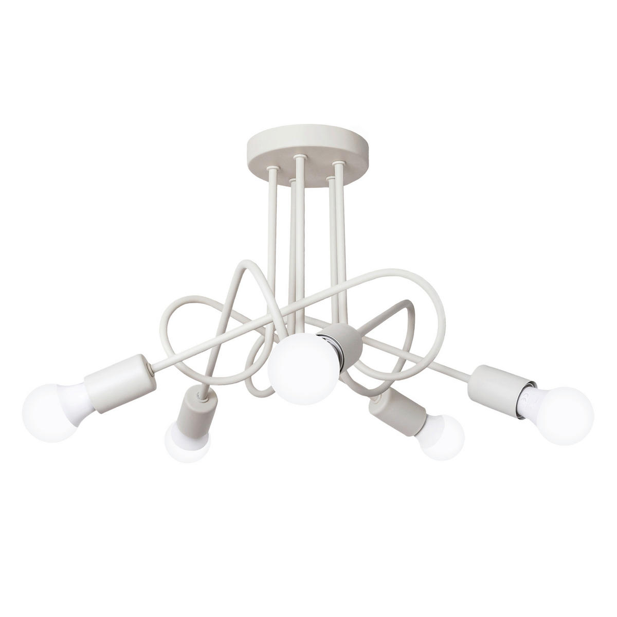 DECKENLEUCHTE OXFORD 50/50/31 cm   - Sandfarben, KONVENTIONELL, Metall (50/50/31cm)