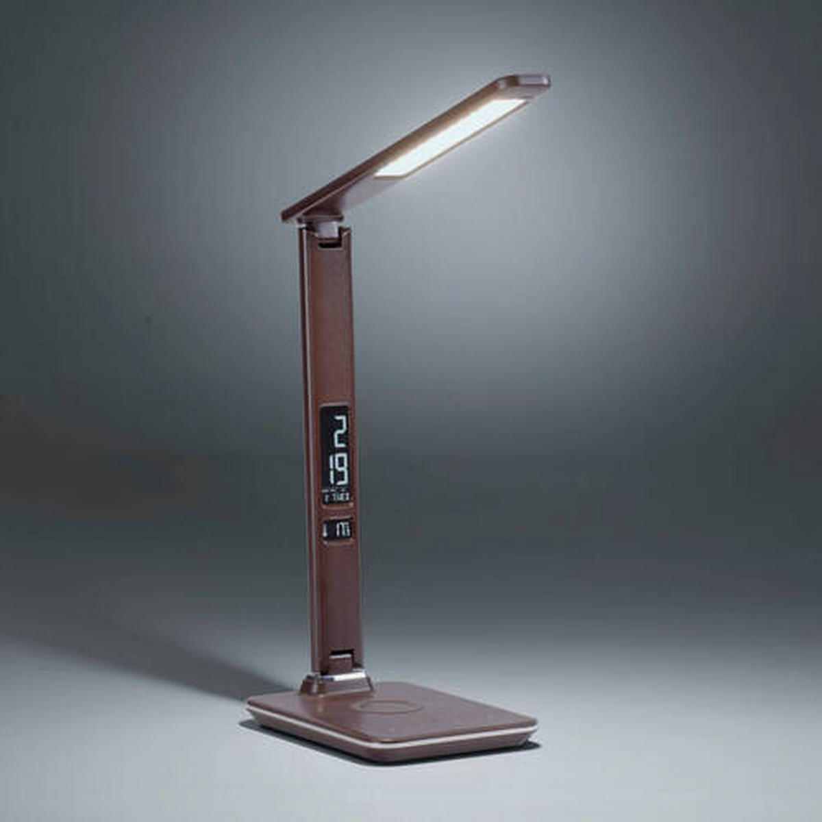 LED-TISCHLEUCHTE 31/14/60 cm   - Braun, Basics, Kunststoff/Metall (31/14/60cm) - Paul Neuhaus