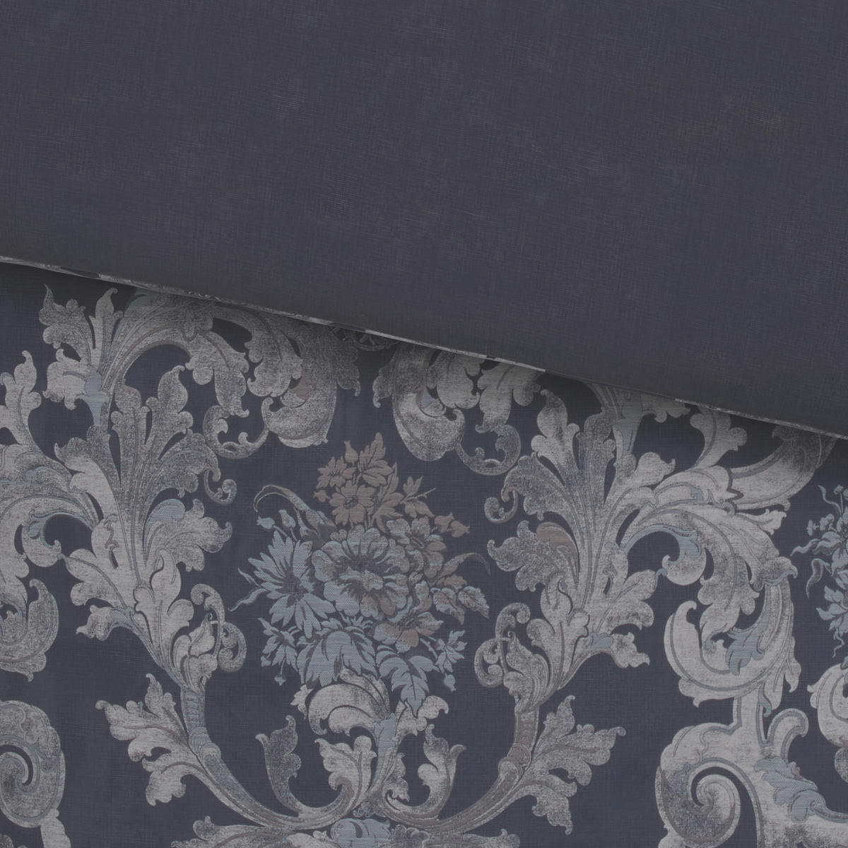 POSTELJINA 140/200 cm  LOUIS XIV.  - bijela/siva, Basics, tekstil (140/200cm) - Curt Bauer