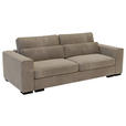 SCHLAFSOFA in Flachgewebe Beige  - Beige/Schwarz, KONVENTIONELL, Kunststoff/Textil (236/78/114cm) - Carryhome