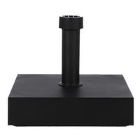 SONNENSCHIRMSTÄNDER Zement Schwarz  - Schwarz, Basics, Kunststoff/Stein (40/10/40cm) - Jan Kurtz