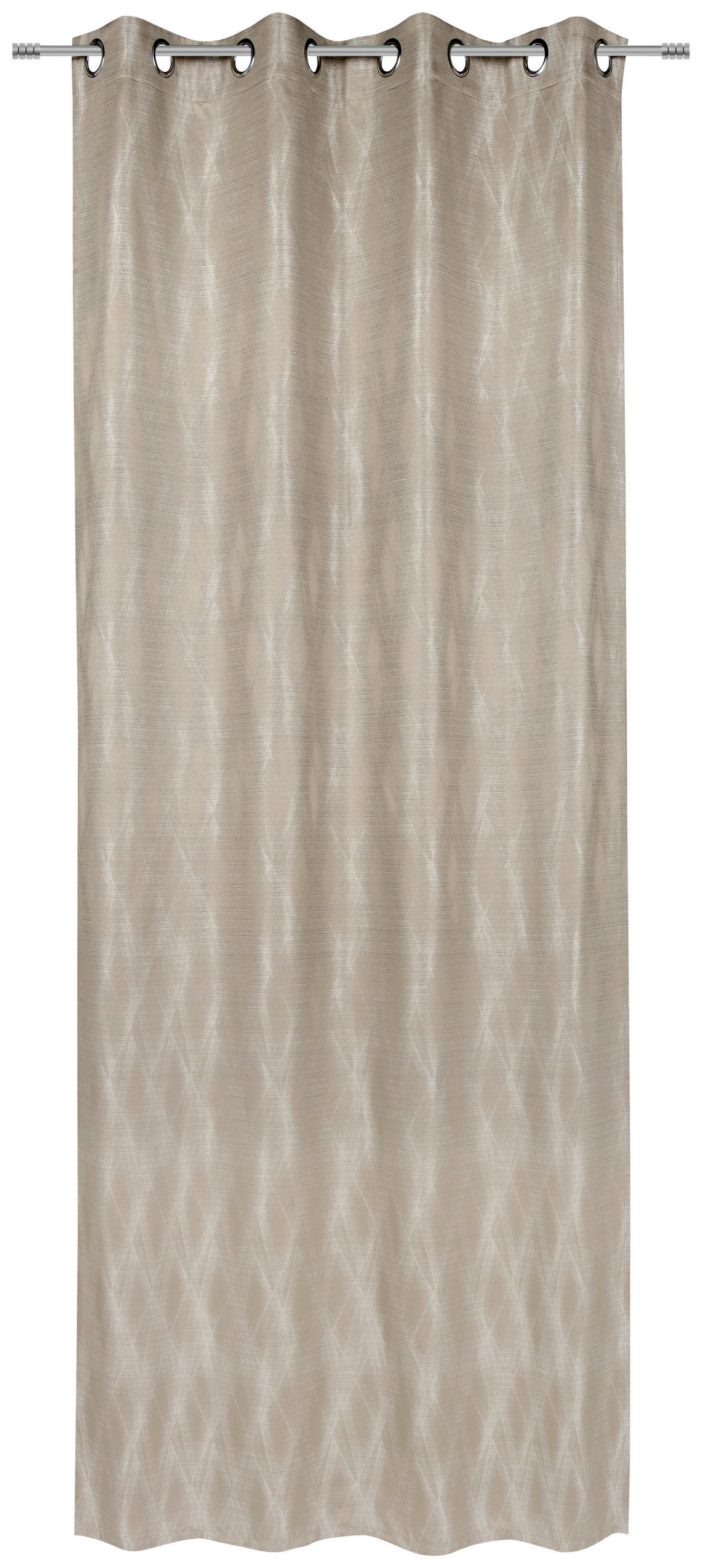 ÖSENSCHAL Narvik blickdicht 135/250 cm   - Sandfarben, Design, Textil (135/250cm) - Ambiente