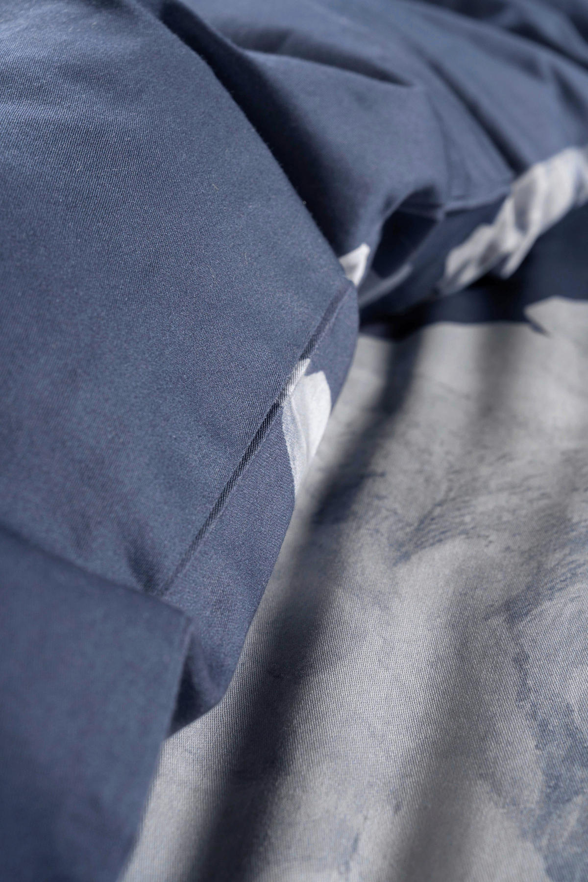 POSTELJNINA 135/200 cm saten modra  - modra, Konvencionalno, tekstil (135/200cm) - Essenza