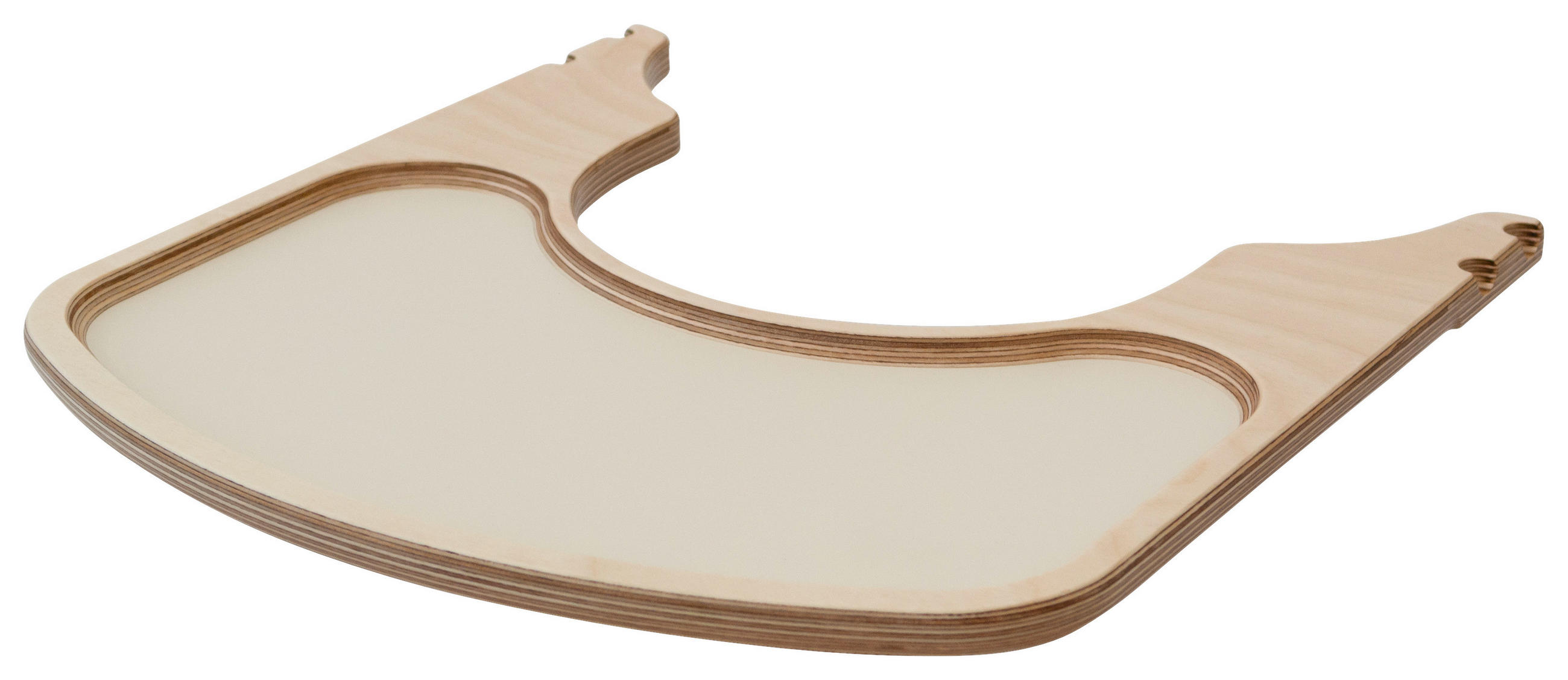 ESS- UND SPIELBRETT Quarttolino  - Naturfarben/Weiß, Basics, Holz (43/0,18/40cm)