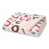 DECKE 130/170 cm  - Weiss/Rot, Basics, Textil (130/170cm) - X-Mas