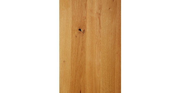 VITRINE in furniert, massiv Kerneiche Eichefarben - Eichefarben/Bronzefarben, Design, Glas/Holz (64/199,5/38cm) - Hom`in