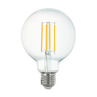 LED-LEUCHTMITTEL   E27 6 W  - Klar, Basics, Glas (9,5/14cm) - Eglo