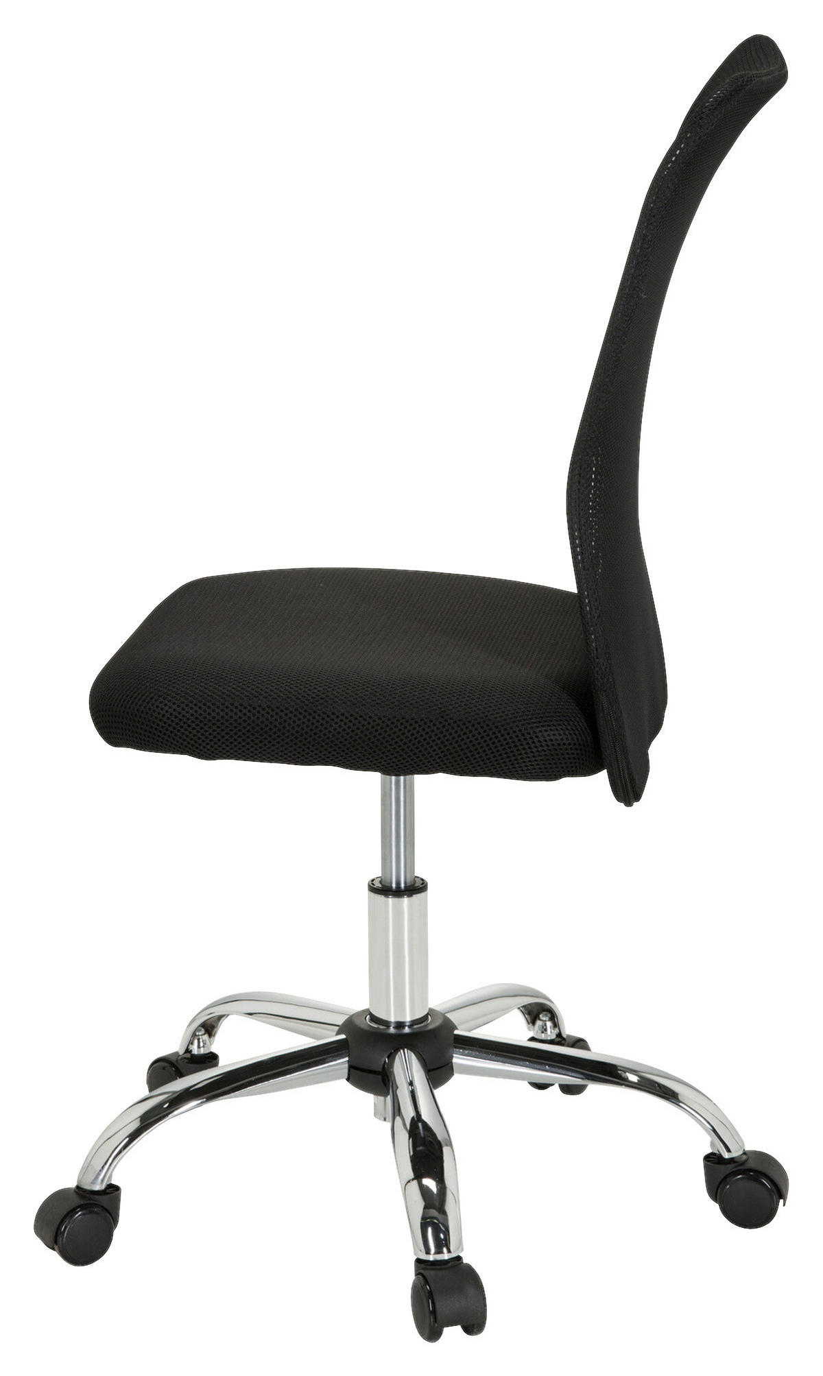 OTOČNÁ ŽIDLE PRO MLÁDEŽ, černá - černá, Basics, plast (54/88-98/54cm) - MID.YOU