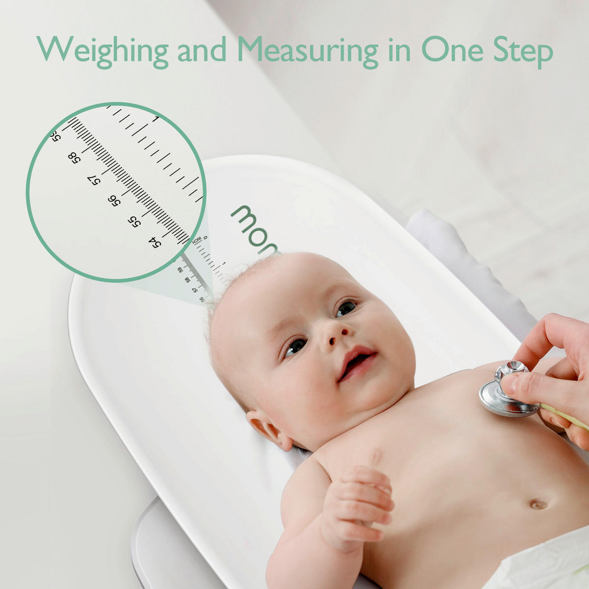 BABYWAAGE  - Weiß, Basics, Kunststoff (18/11,2/5,5cm) - Momcozy