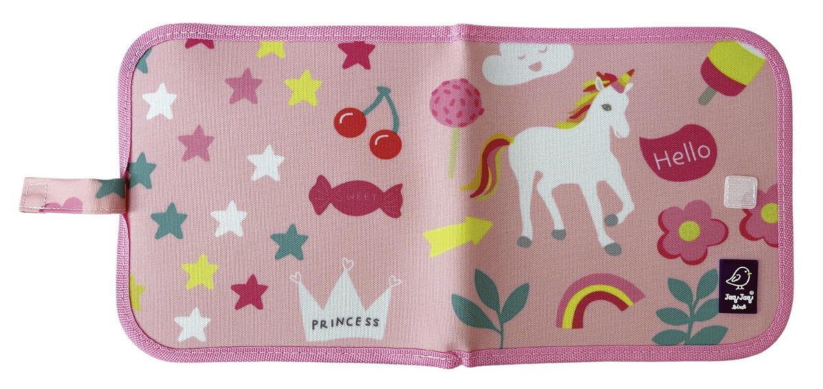 KREIDEMALBUCH-SET EINHÖRNER - Rosa, Trend (21/2/21cm)