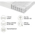 TASCHENFEDERKERNMATRATZE 180/200 cm  - Weiß, Basics, Textil (180/200cm) - Sleeptex