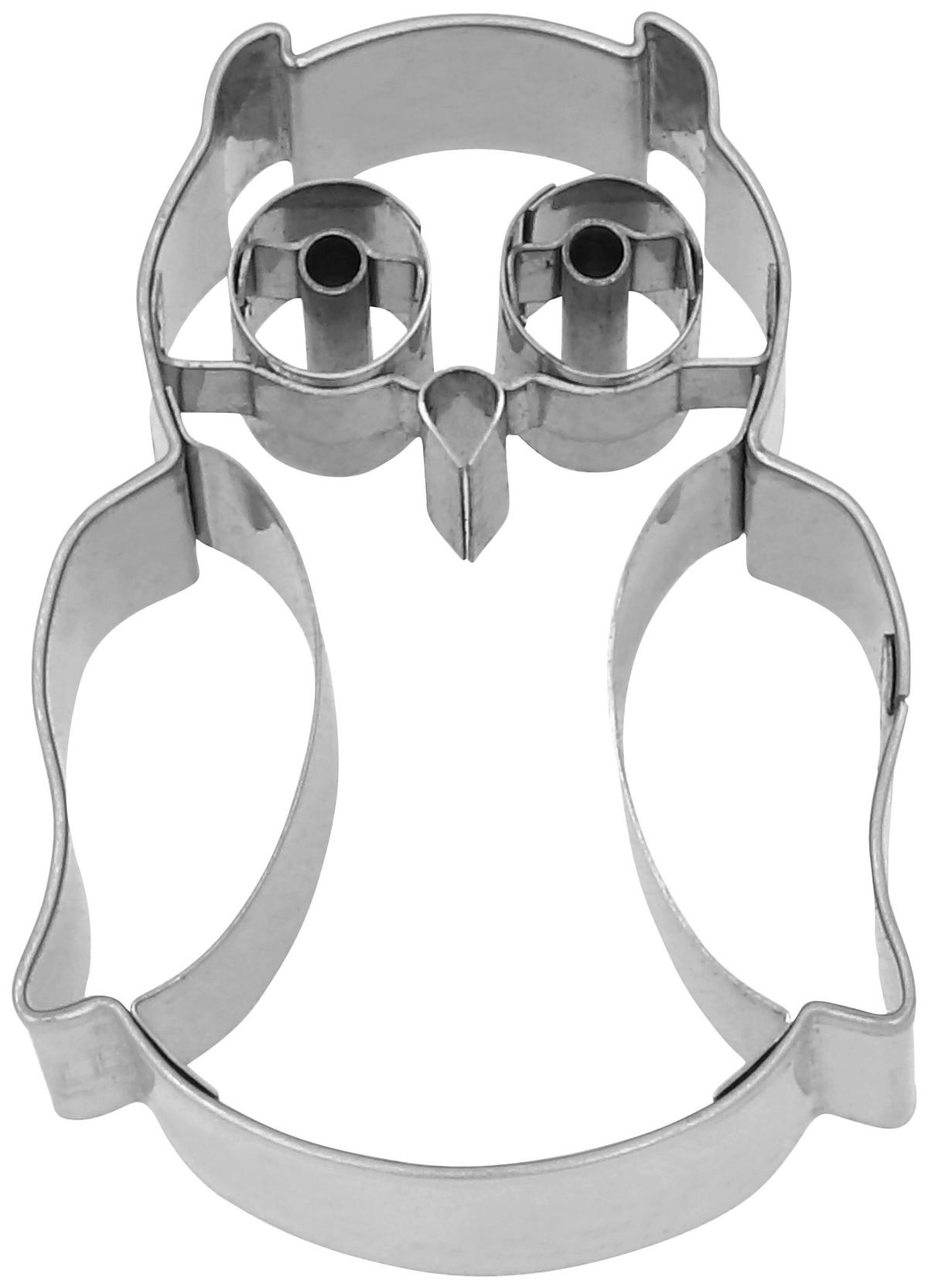 KEKSAUSSTECHFORM - Silberfarben, Basics, Metall (4,4/6,0/2,5cm) - Birkmann