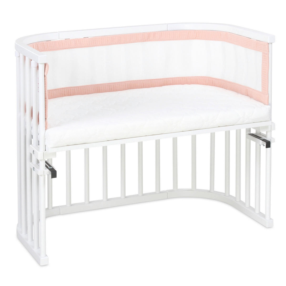 NESTCHEN babybay Nestchen 3D Mesh  - Aprikose, Basics, Naturmaterialien (200/24/2cm) - Tobi