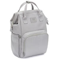 RUKSAK ZA PREVIJANJE   - siva/svijetlo siva, Basics, tekstil/plastika (27/18/42cm) - Fillikid