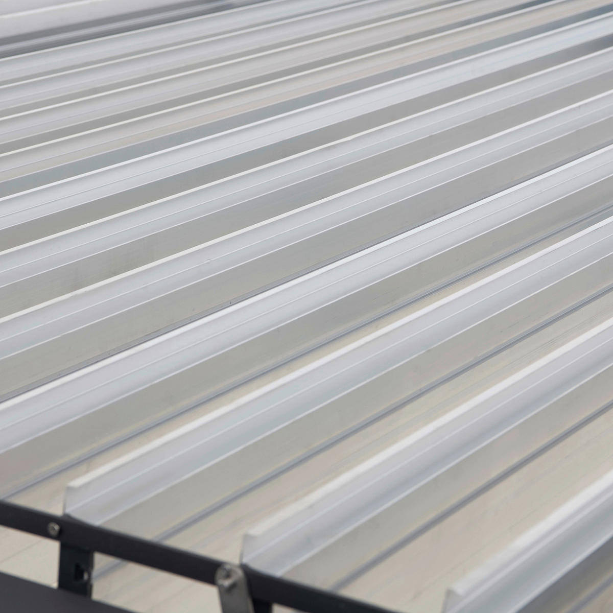 PAVILLON 406/223/306 cm Aluminium  - Anthrazit/Silberfarben, Basics, Metall (406/223/306cm) - Modante