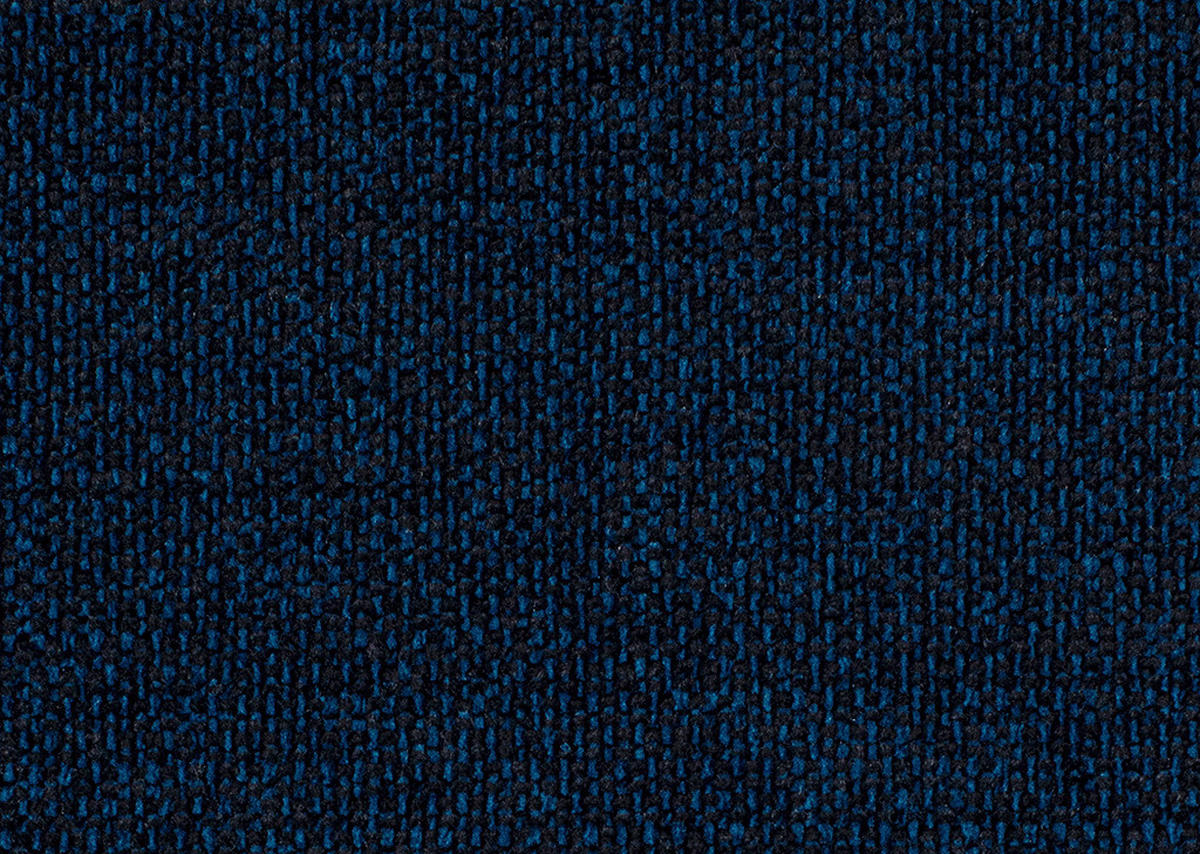 2,5-SITZER  in Flachgewebe Dunkelblau  - Schwarz/Dunkelblau, Design, Textil/Metall (190/71/91cm) - Schöner Wohnen