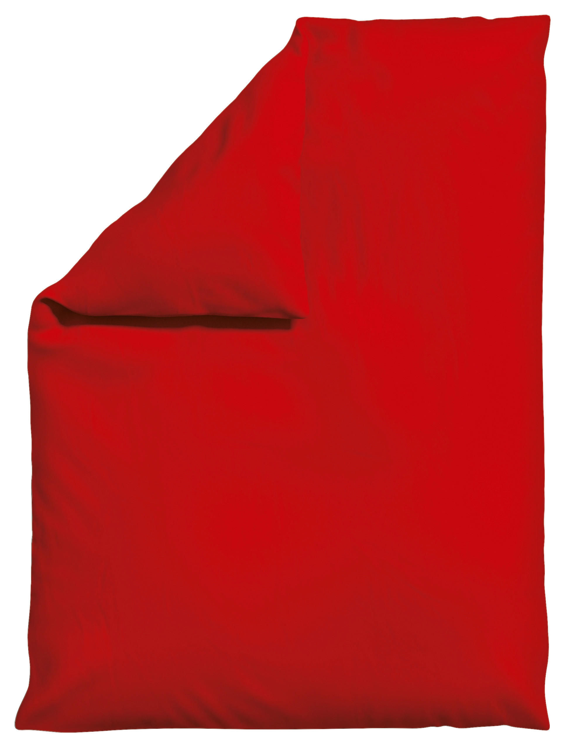 BETTDECKENBEZUG WOVEN SATIN Makosatin 155/220 cm  - Dunkelrot, Basics, Textil (155/220cm) - Schlafgut