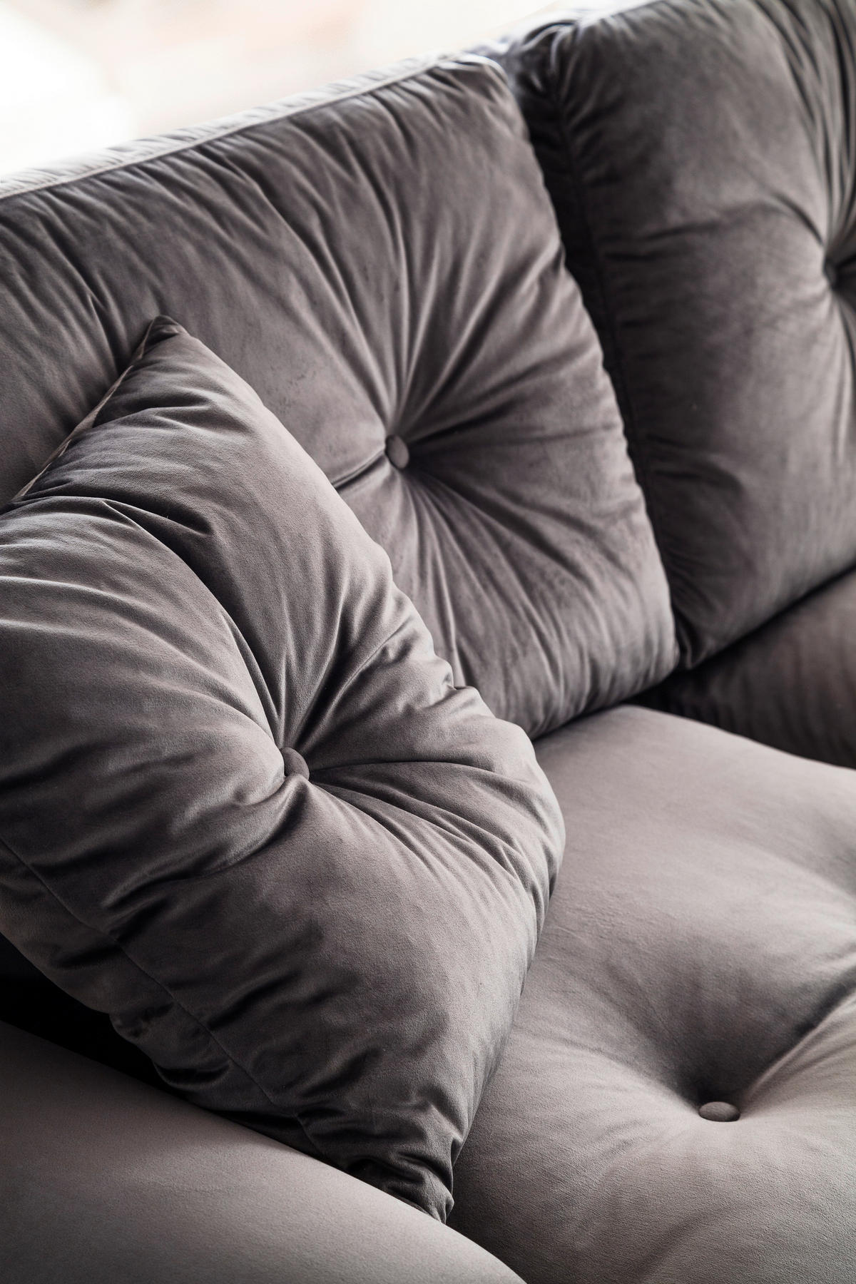 ECKSOFA Eckteil  TOKIO-2S.REC Grün Samt  - Grün, MODERN, Holz/Textil (275/157cm) - MID.YOU