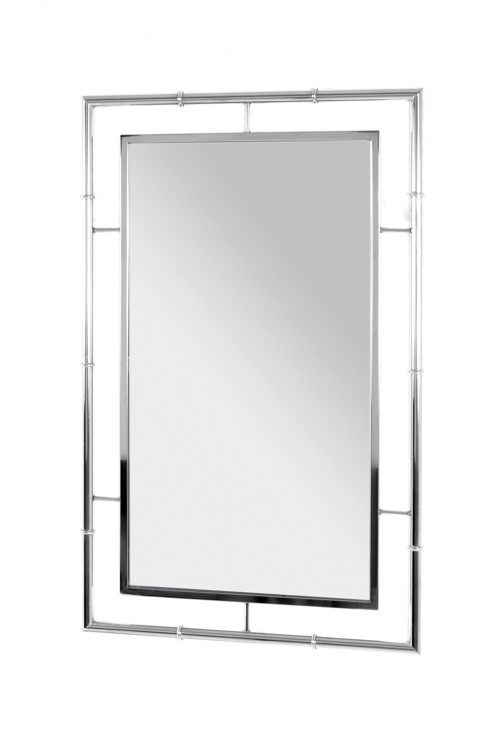 WANDSPIEGEL 50/80/3 cm    in rechteckig  - Chromfarben, Basics, Glas/Metall (50/80/3cm)