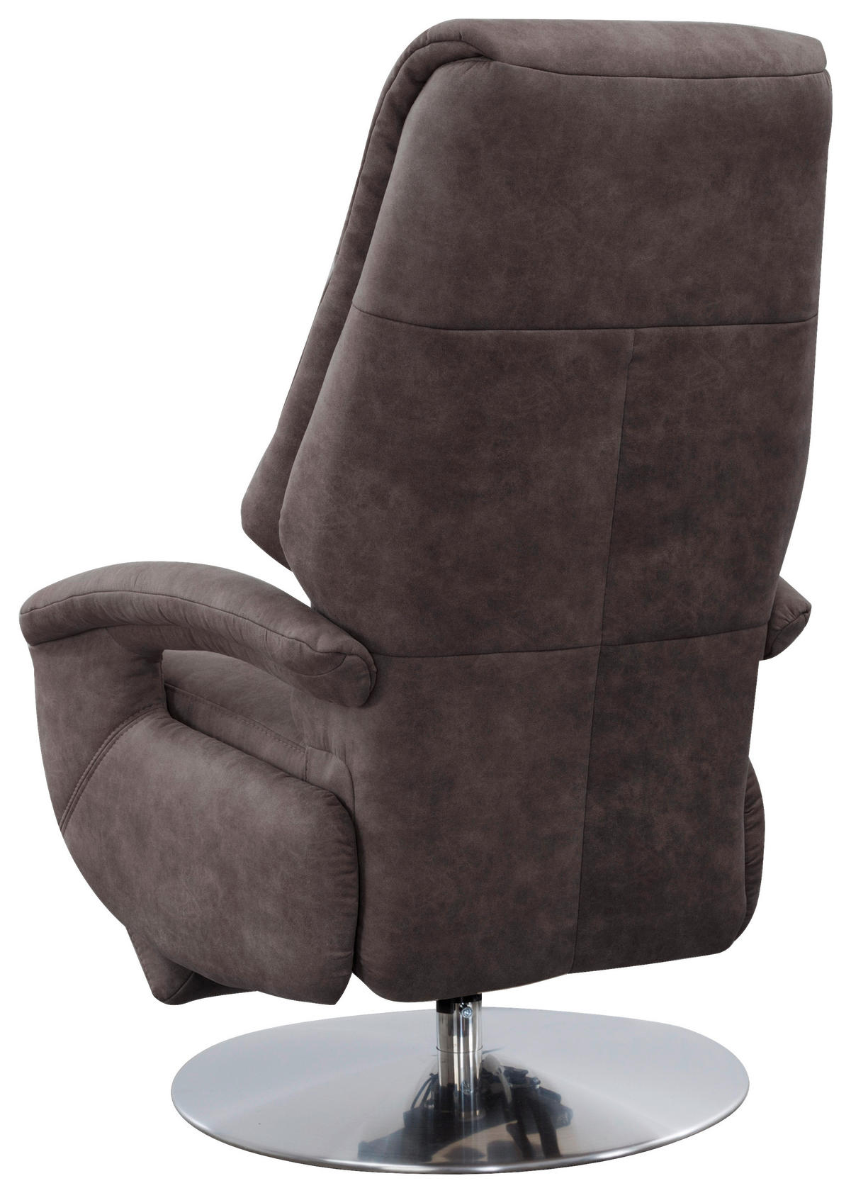 RELAXSESSEL in Textil Anthrazit  - Chromfarben/Anthrazit, Konventionell, Textil/Metall (74/111/77cm) - Sit & More